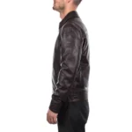 Luxury Handmade Men’s Dark Brown Lambskin Jacket - Image 6