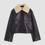 luxury Leather Fur Jacket